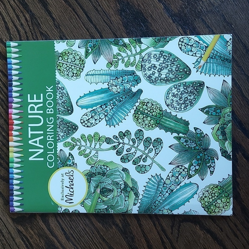 Design Originals Adult Coloring Book - Nature (forest, field, animals, flowers)